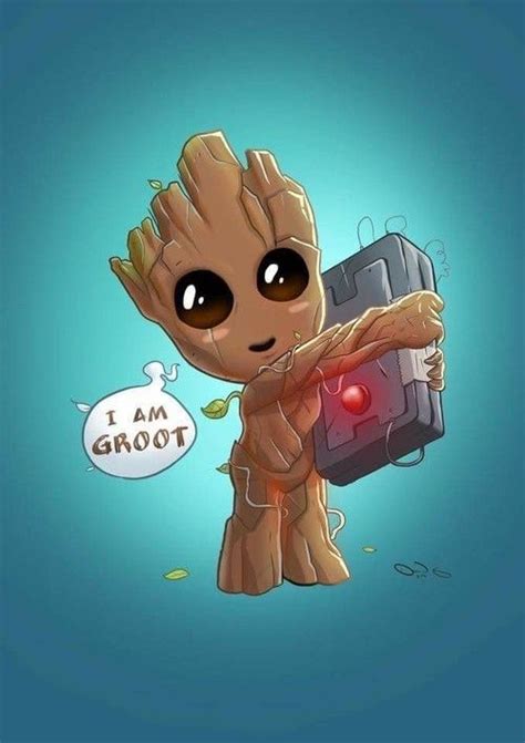 Marvel obrazki 😂 | Groot marvel, Baby groot drawing, Baby groot