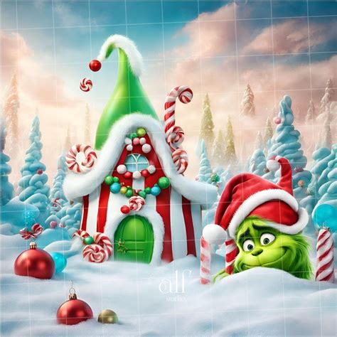 Whoville Grinch Christmas Backdrop Christmas Wallpaper Candy Whovillage ...