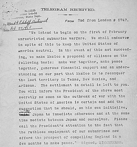 Zimmerman Telegram: What Was The Zimmerman Telegram, and How Did It Affect World War One?