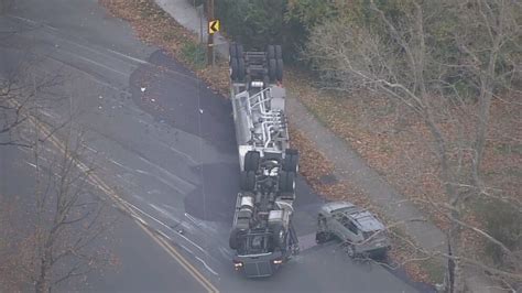 Video Gasoline tanker crash causes hundreds to evacuate their homes - ABC News