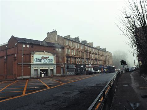 The Grand Ole Opry on a foggy day in Glasgow (Source: Author ...