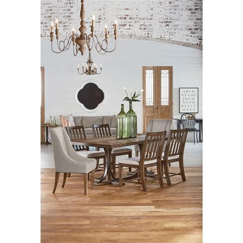 Magnolia Home by Joanna Gaines Traditional Dining Table with Iron Base - Great American Home ...