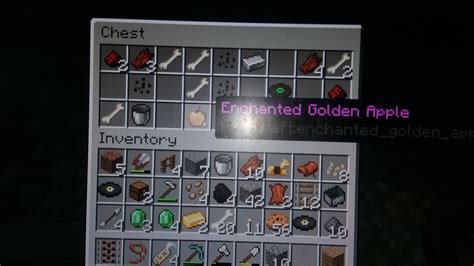 Found an enchanted golden apple : r/Minecraft