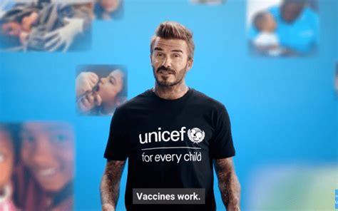 UNICEF Goodwill Ambassador David Beckham leads global vaccination drive