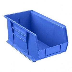 Uline Clear Plastic Stackable Bins - Plastic Stackable Bins, 15" x 8" — Grayline Medical