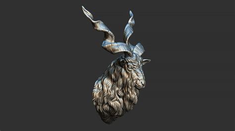 ArtStation - Markhor goat head | Resources