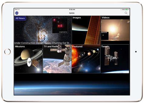 Watch NASA Live Streams From Your Mobile Device