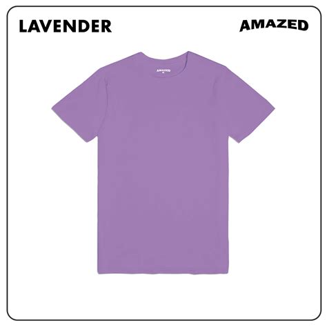 Violet Collection Plain Shirt T-shirts (Lavender, Dark Violet, Maroon) | Lazada PH