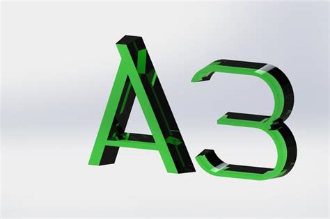 Audi A3 Logo - SOLIDWORKS - 3D CAD model - GrabCAD