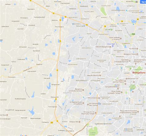 Google Maps Bangalore West | Map, Google maps, Bangalore