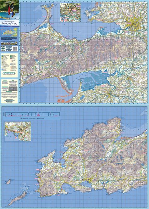 Dingle Way Flat Map - EastWest Mapping