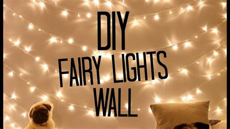 DIY Fairy Light Wall! | sophdoesnails - YouTube