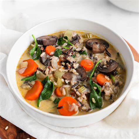 Wild Rice Mushroom Soup - Planted in the Kitchen