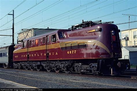 PRR 4877 Pennsylvania Railroad GG-1 at South Amboy, New Jersey by EDWARD J. OZOG | Train ...