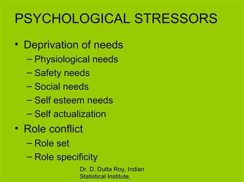 Stress theories