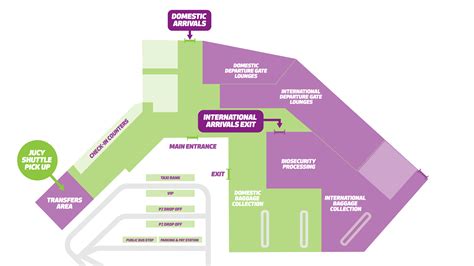 Queenstown Airport Terminal Map