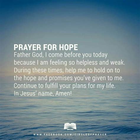 Prayer For Hope Prayers For Hope, Powerful Scriptures, Thy Word, Power Of Prayer, Names Of Jesus ...