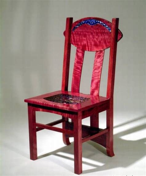 amazing purpleheart wood chair. | Art chair, Chair, Purple heart wood