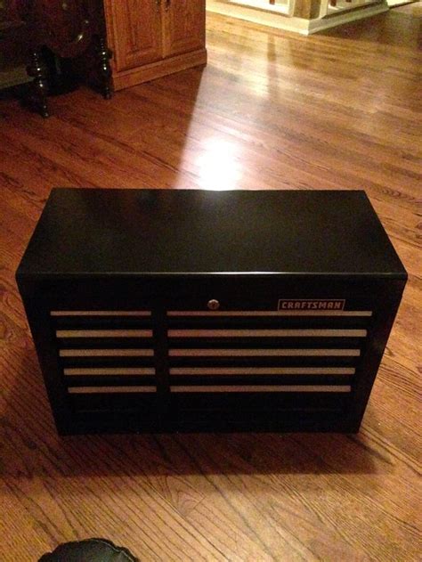 Craftsman 5 drawer tool box my first tool box I bought I think it's pretty cool | Craftsman ...