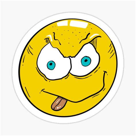 "Dirty Emoji - Confused and slightly suggestive" Sticker for Sale by emm-j | Redbubble