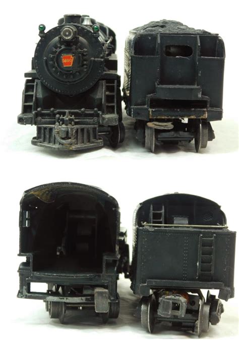 Used Lionel 675 Post War Passenger Set (2442x2, 2443x1) Non- Runner