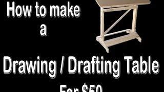 free wooden drafting table plans - Woodworking Challenge