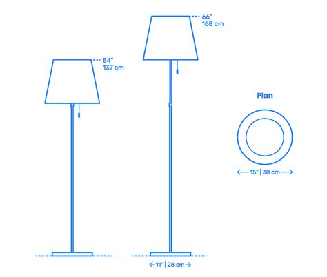 IKEA Nyfors Floor Lamp Dimensions & Drawings | Dimensions.Guide