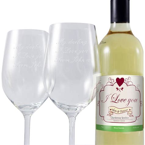 Personalised White Wine Gift Set By Sassy Bloom As seen on TV | notonthehighstreet.com