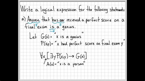 Proof and Problem Solving - Quantifiers Example 01 - YouTube