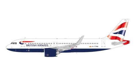 British Airways Airbus A320neo G-TTNA Gemini Jets G2BAW755 scale 1:200 ...