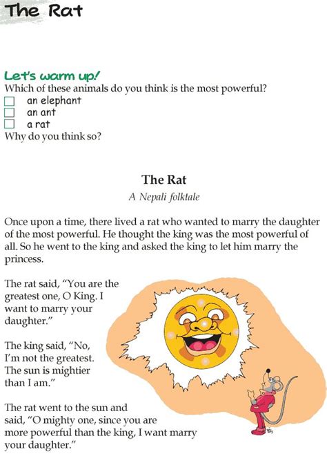 the rat poem is shown with an animal's face