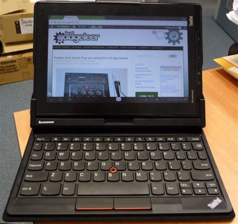 Lenovo Thinkpad Tablet Keyboard Folio Case Quick Review - The Gadgeteer