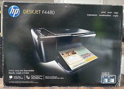 HP Deskjet F4480 All-In-One Inkjet Printer Color Copy Scan New Unopened ...