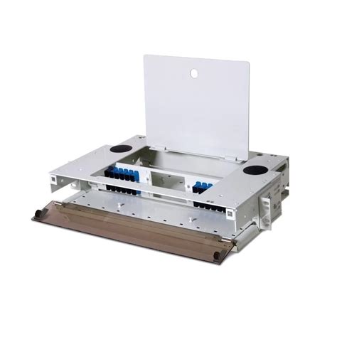 Rack Mount Fiber Enclosure 2U 4 Plate - FiberCheap