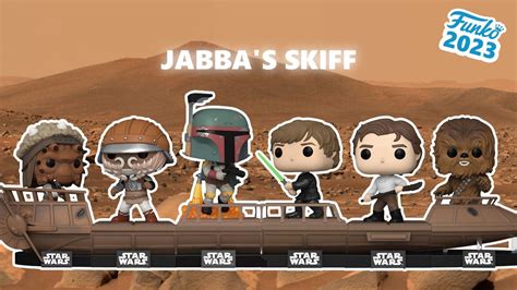 Le set de Funko POP Star Wars représentant l'Esquif de Jabba est enfin ...