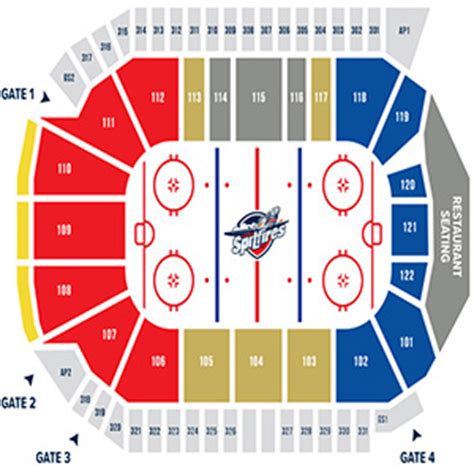 Seating Chart WFCU Centre - Windsor Spitfires - In Play! magazine