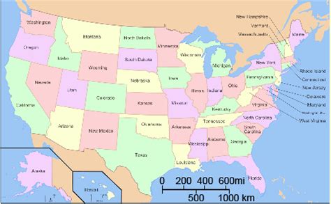 United States Map With Mileage Scale - San Antonio Zip Code Map