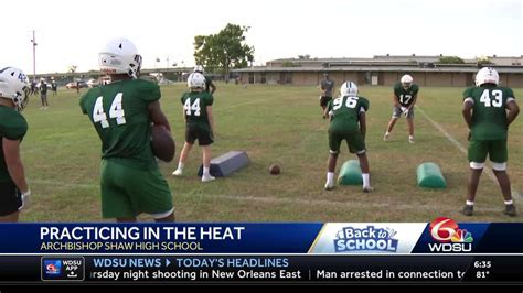 Louisiana athletes heat safety