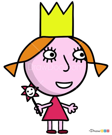 How to Draw Hollys Sister, Ben and Holly Little Kingdom