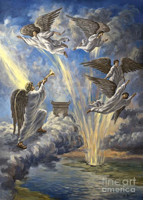 Sixth Trumpet Angel Painting by The Decree to Restore Jerusalem - Pixels