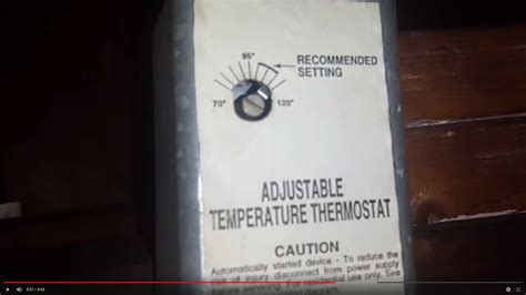 Attic Fan Thermostat Setting