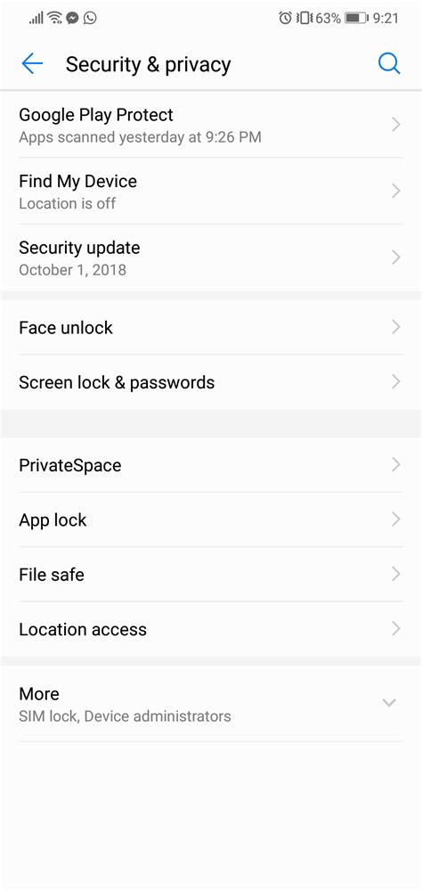 [help] Huawei P20 Lite fingerprint ID option missing from settings : r ...