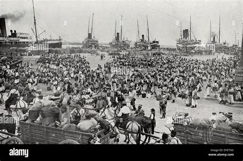 French colonial forces mobilise at Algiers, Algeria, North Africa to support France at the ...