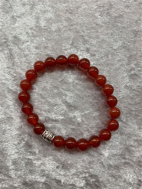 CARNELIAN BRACELET | Etsy