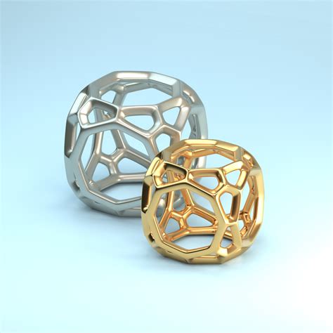 STL 3D Printing Model/ Jewelry CAD File for 3D Printing//cubic Ring ...