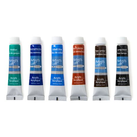 Artist Loft Acrylic Paint Color Chart - Paint Color Ideas