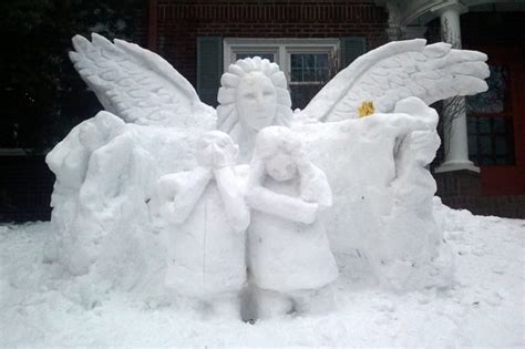 Snow Sculpture - Perfect Duluth Day