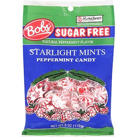 Bob's Sugar-Free Starlight Mints Peppermint Candy, 6 Oz. - Walmart.com