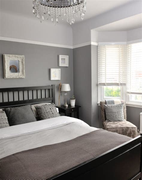 gray themed bedroom - House Interior Design Ideas