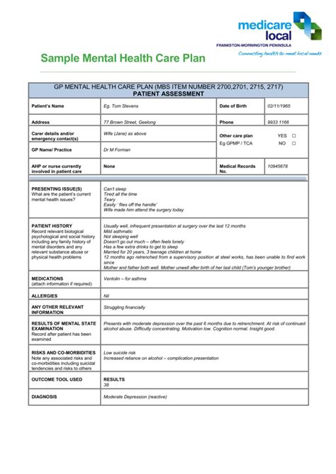 Safety Plan Template For Mental Health - prntbl.concejomunicipaldechinu ...